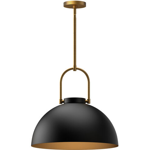 Alora Mood Harper 1 Light 15.75 inch Matte Black Pendant Ceiling Light