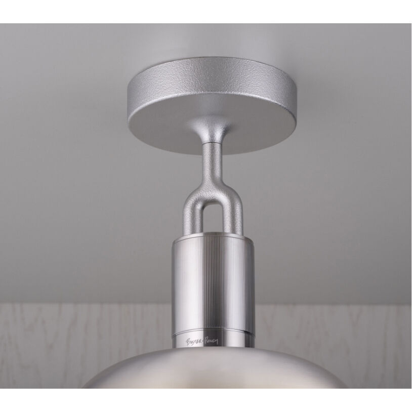 Forked LED 13.39 inch Burnt Steel Flush Mount Ceiling Light