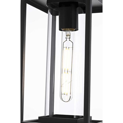 Memphis 1 Light 6 inch Black Outdoor Pendant
