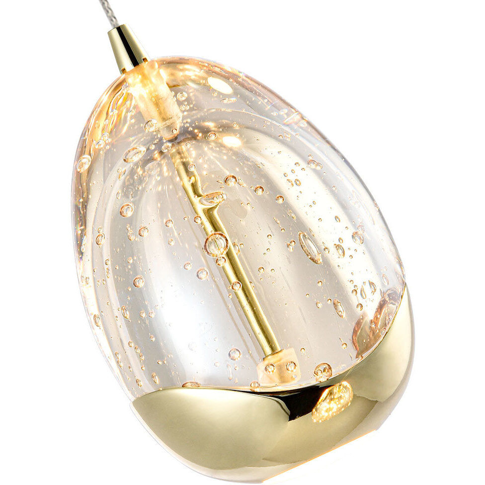 Artisan Collection/VENEZIA Series 7.5 inch Gold Pendant Ceiling Light