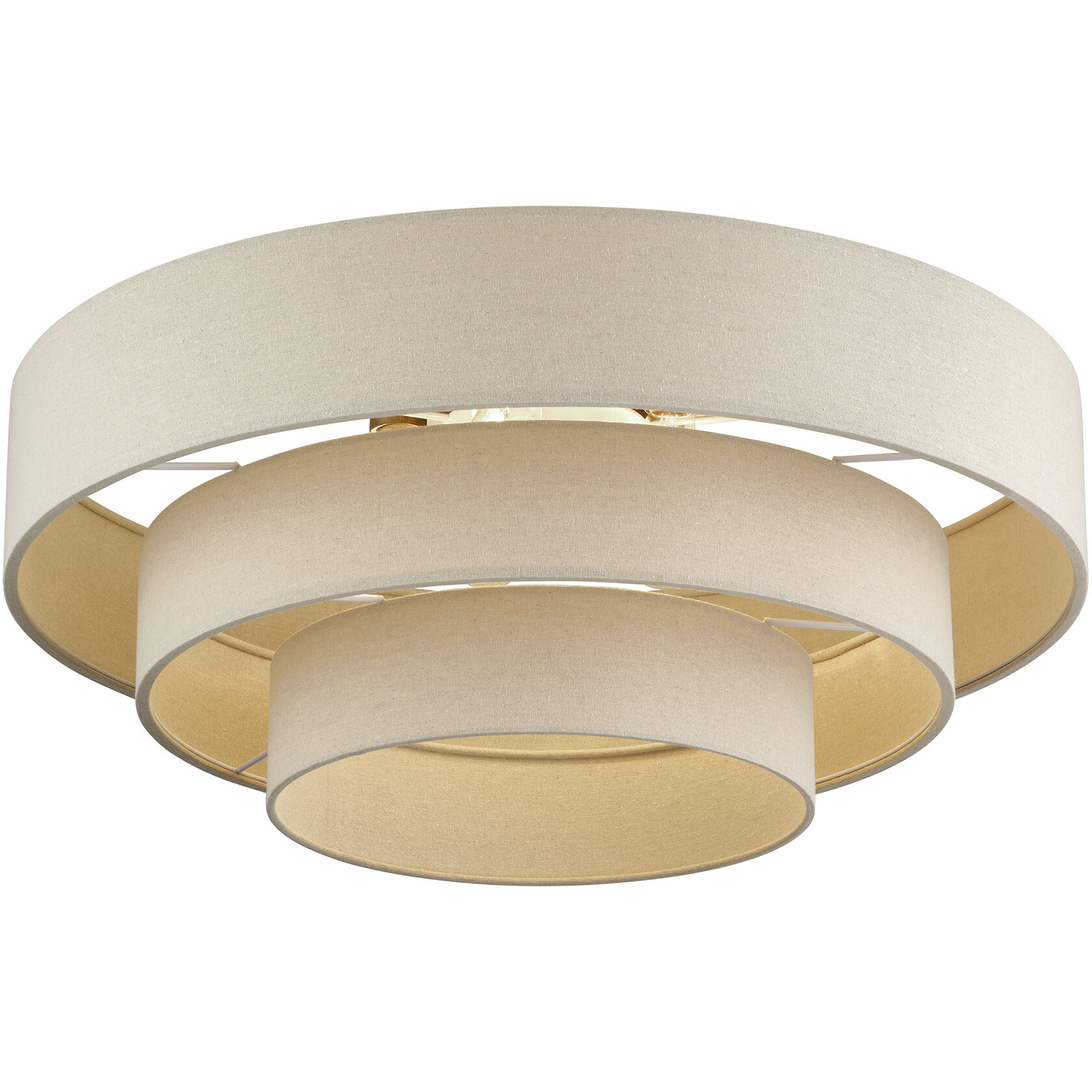 Bellingham 5 Light 28 inch Antique Gold Leaf Semi Flush Mount Ceiling Light, Extra Large