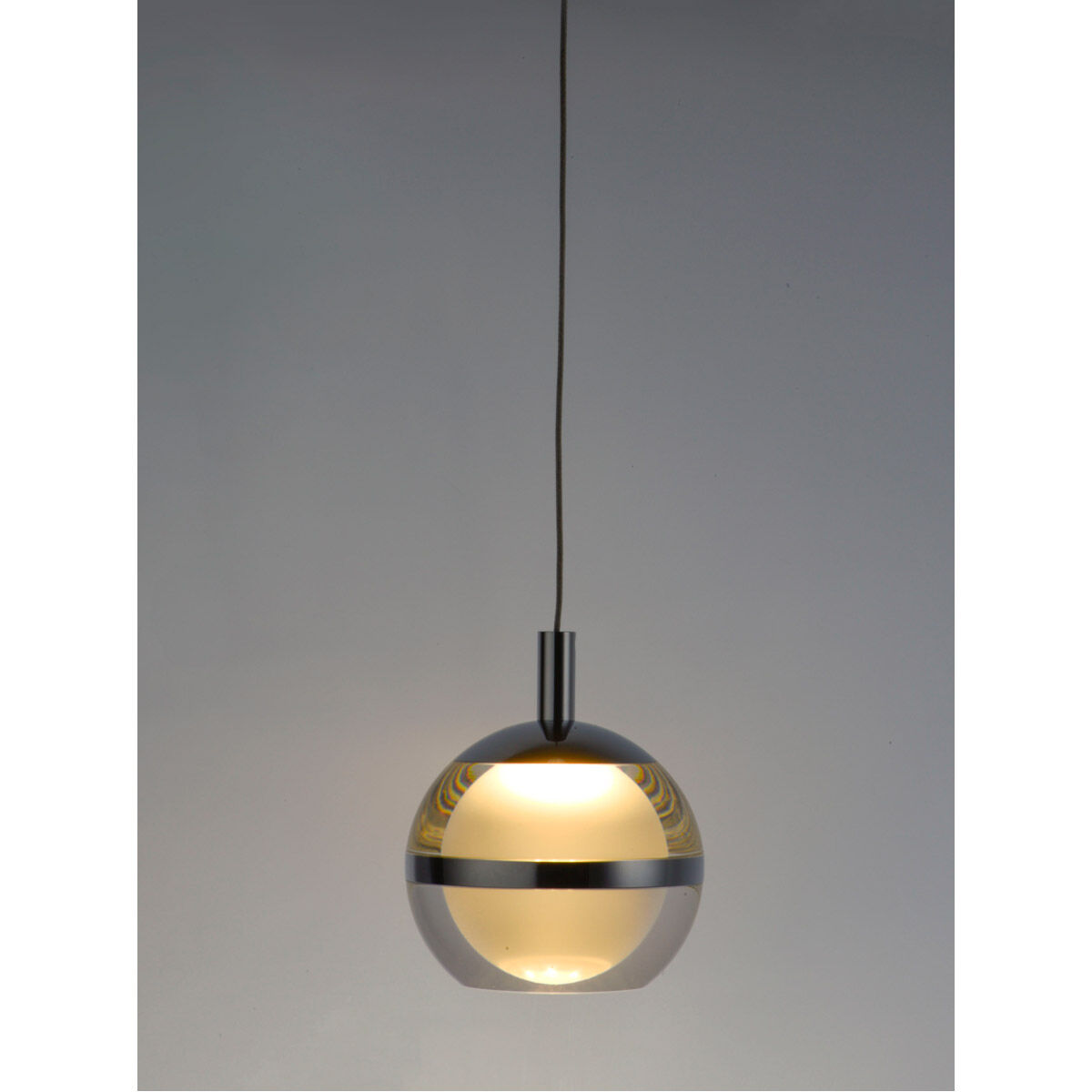 Swank LED 11.75 inch Polished Chrome Multi-Light Pendant Ceiling Light