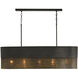 Sana 5 Light 43 inch Grey Iron Island Ceiling Light