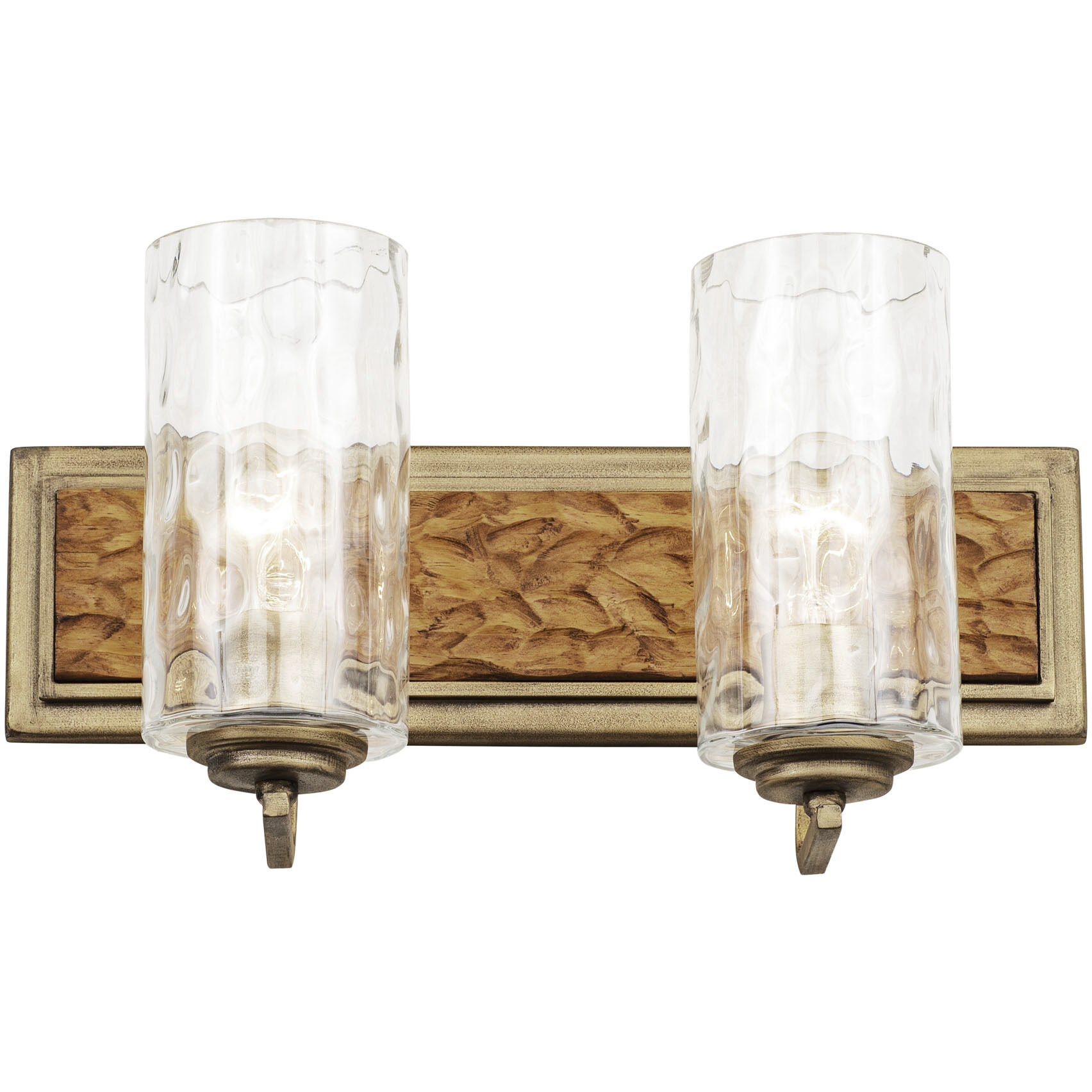 Hammer Time 2 Light 17 inch Havana Gold/Cinnamon Bath Vanity Wall Light