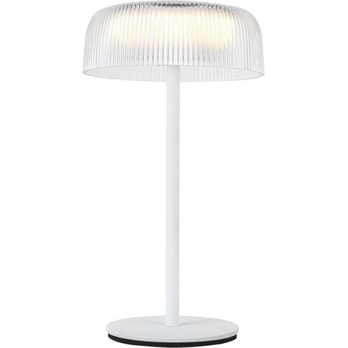 Brilla 10.5 inch 3 watt White Table Lamp Portable Light