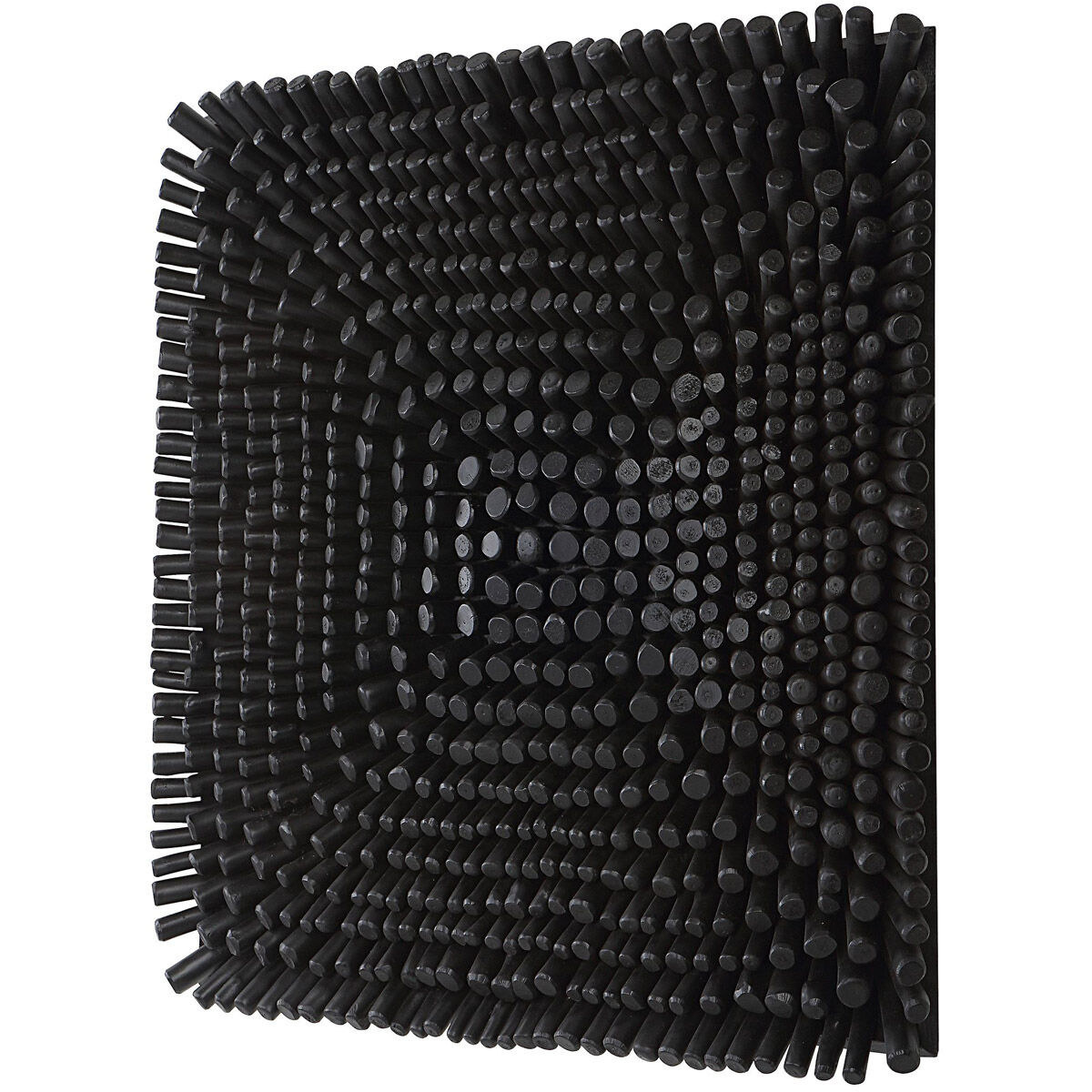 Portside Satin Black Wood Wall Panel