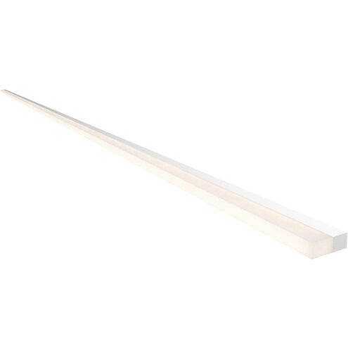 Stiletto Lungo LED 95 inch Satin White Wall Bar Wall Light in 95 in.