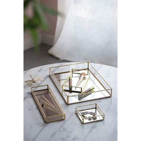 Anita Clear/Gold Tray
