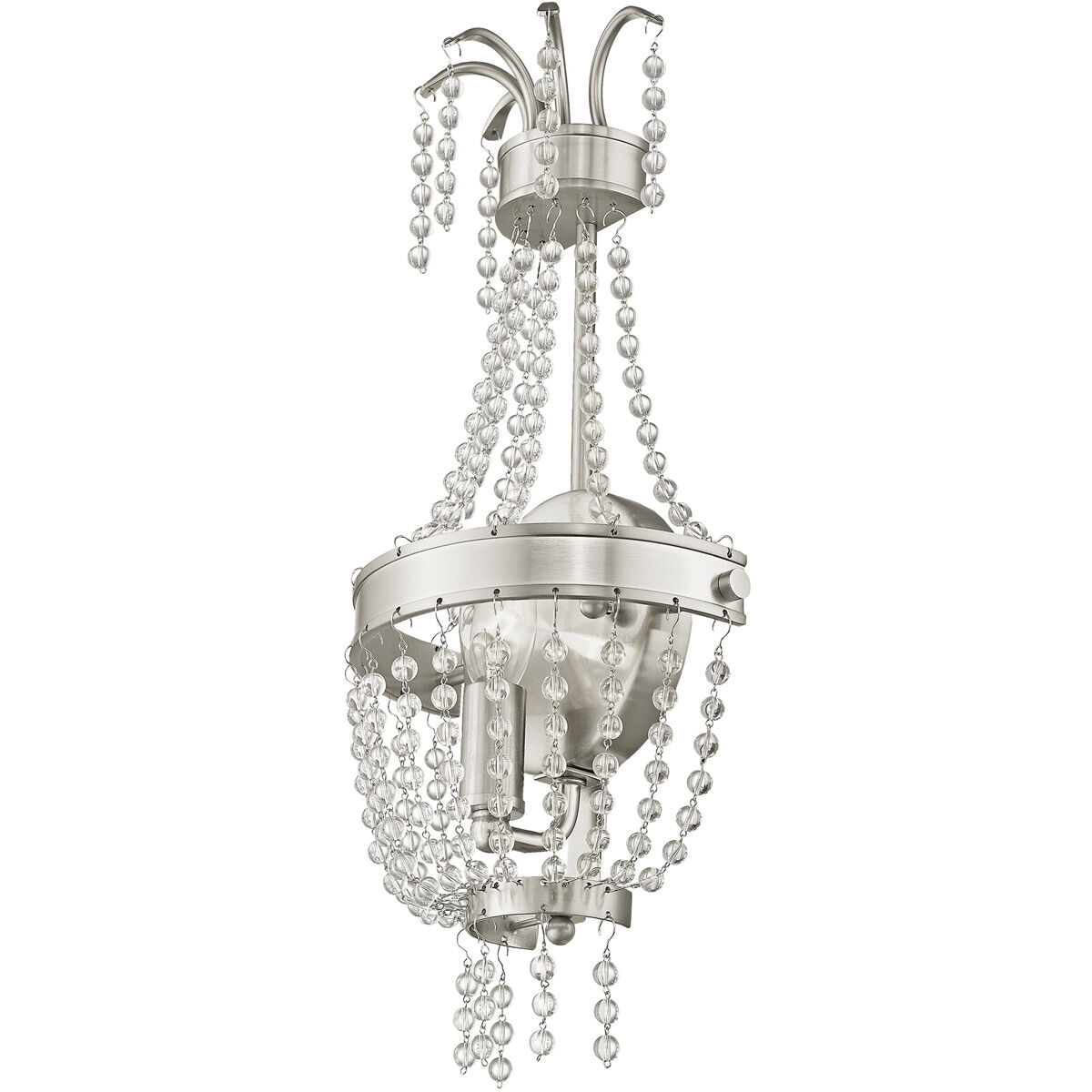 Valentina 1 Light 8 inch Brushed Nickel ADA Wall Sconce Wall Light