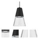 Timo 6 LED Black Cord Pendant Ceiling Light