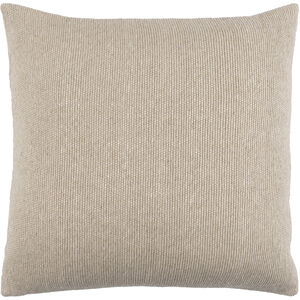 Willa 22 inch Oatmeal Pillow Kit in 22 x 22, Square