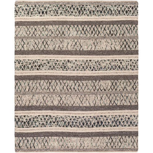 Nico 120 X 96 inch Charcoal Rug in 8 x 10, Rectangle