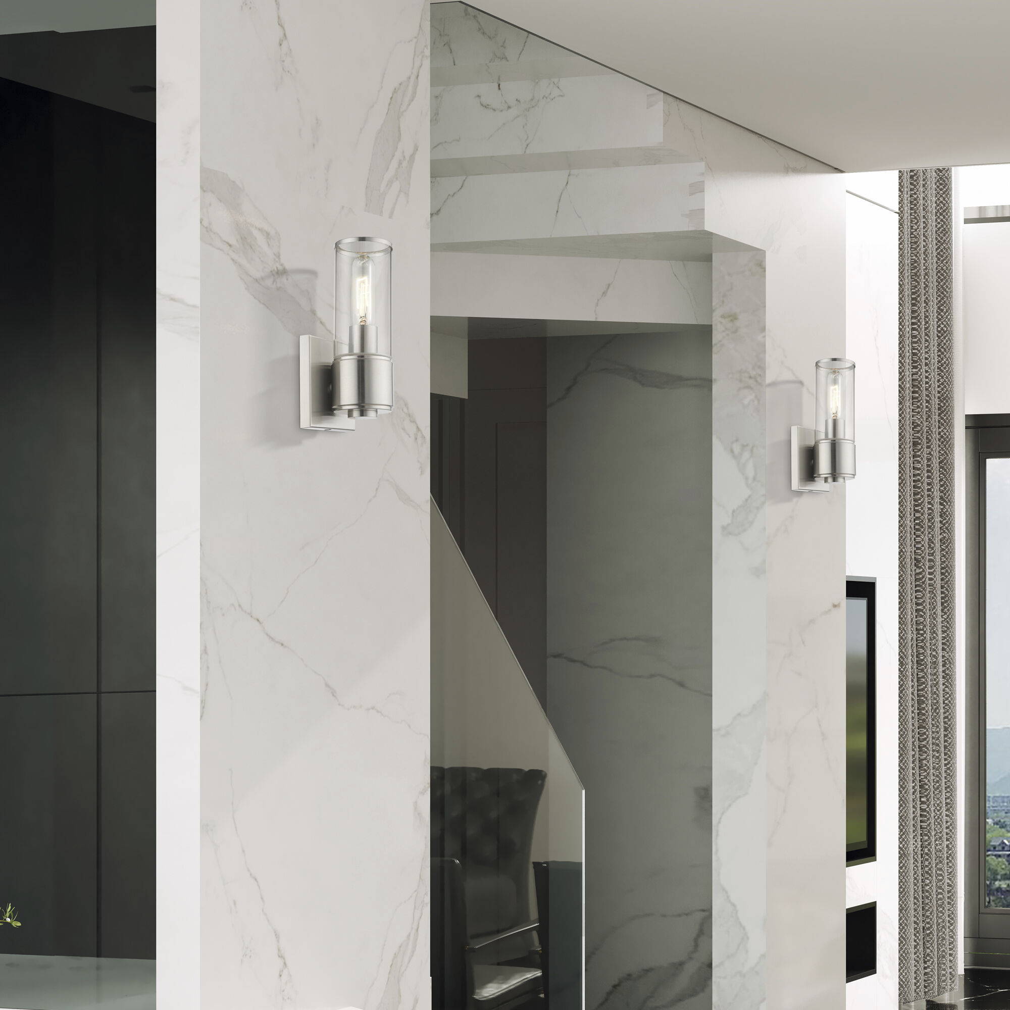 Quincy 1 Light 4.75 inch Brushed Nickel ADA Wall Sconce Wall Light