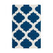 Frontier 36 X 24 inch Blue and Neutral Area Rug, Wool