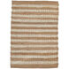 Shuttle Weave Durrie with Fringes 36 X 24 inch Multi Rug, Rectangle