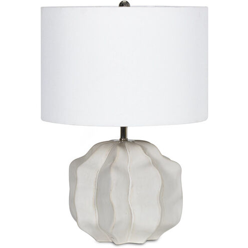 Destin 20.25 inch 100 watt Ivory Mini Lamp Portable Light