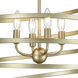 McSherrystown 4 Light 17 inch Aged Silver Pendant Ceiling Light