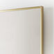 Cadre 30 X 30 inch Satin Brass Backlit Wall Mirror