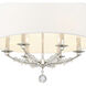 Mirage 6 Light 24 inch Polished Nickel Chandelier Ceiling Light