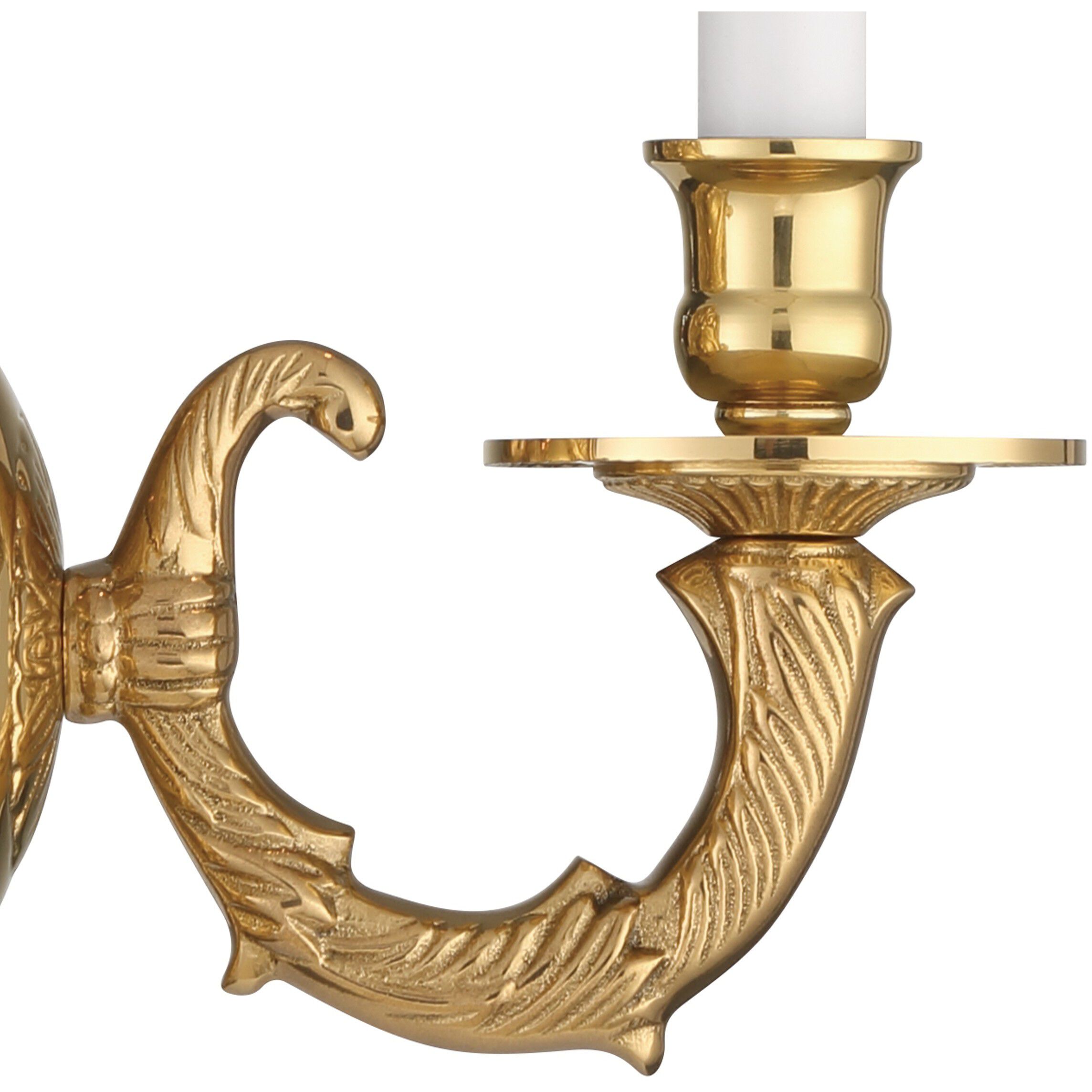 Marlowe Bath Sconce Wall Light in Polished Brass