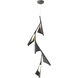Plume LED 15.1 inch Natural Iron and Black Pendant Ceiling Light in Natural Iron/Black