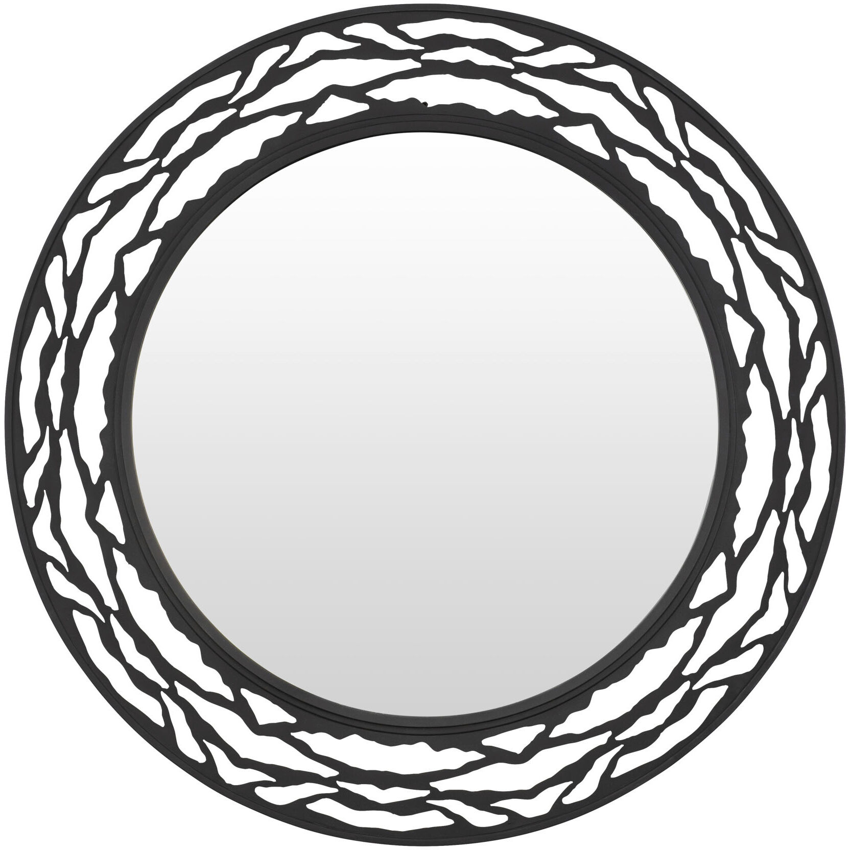 Kato 33 X 33 inch REF Wall Mirror in Carbon, Smithsonian Collaboration