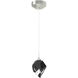 Chrysalis 1 Light 5.5 inch Sterling Mini Pendant Ceiling Light, Small