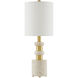Goletta 29.5 inch Beige/Antique Brass Table Lamp Portable Light