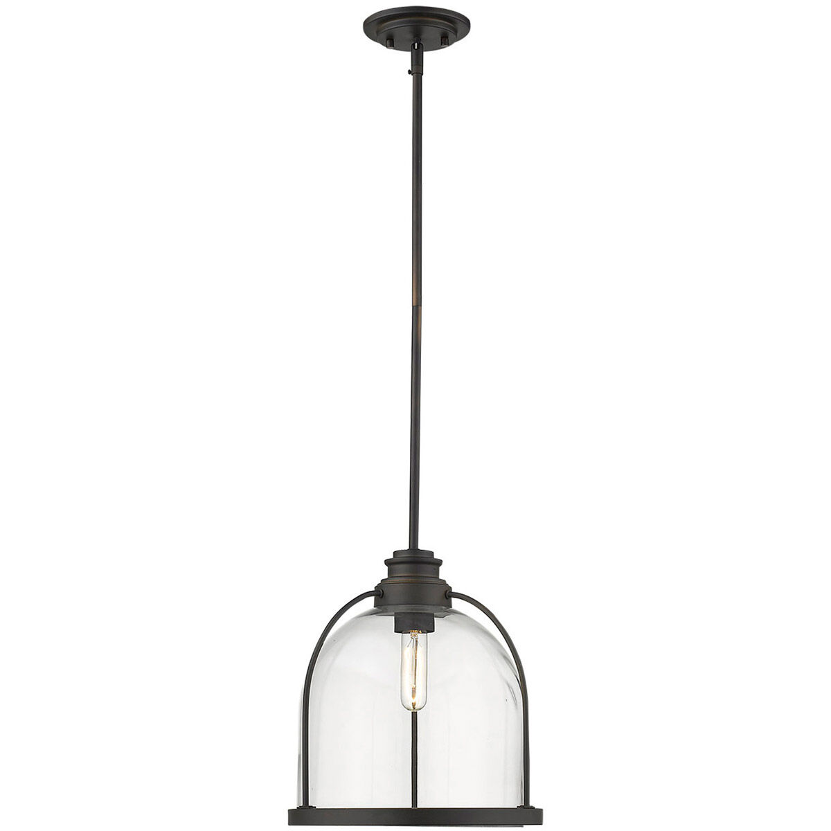 Stanton 1 Light 12 inch Oil-Rubbed Bronze Pendant Ceiling Light in Oil Rubbed Bronze