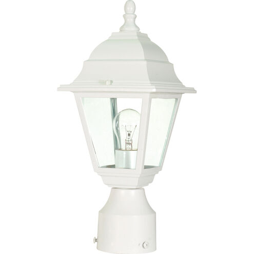 Briton 1 Light 14 inch White Outdoor Post Lantern