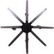 Armelle 4 Light 19.75 inch Black/Grey/Faux Wood Pendant Ceiling Light