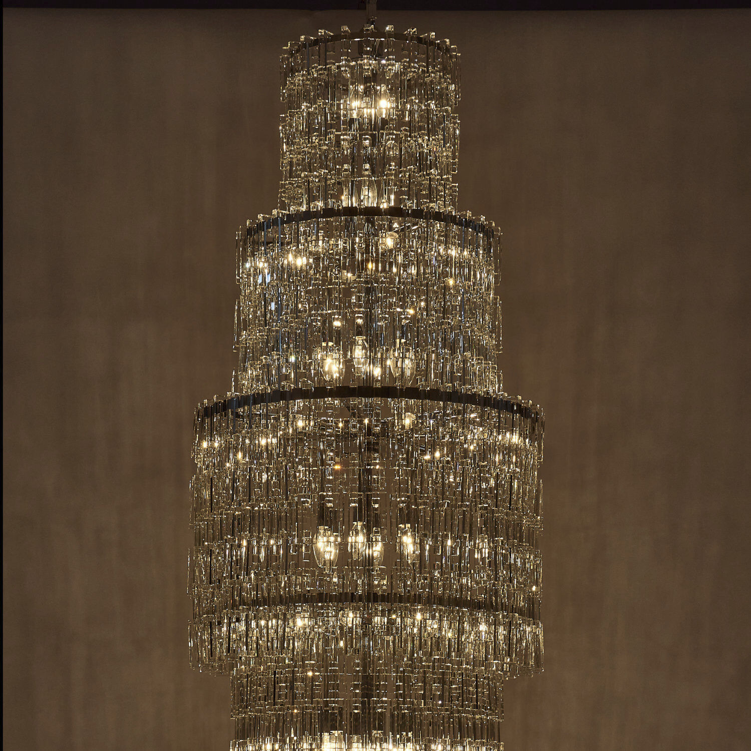 Catene 52 Light 27 inch Polished Chrome Pendant Foyer Ceiling Light