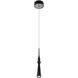 Polaris 5 inch Black Pendant Ceiling Light