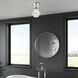 Brussels 1 Light 7 inch Polished Nickel Crystal Semi-Flush Ceiling Light