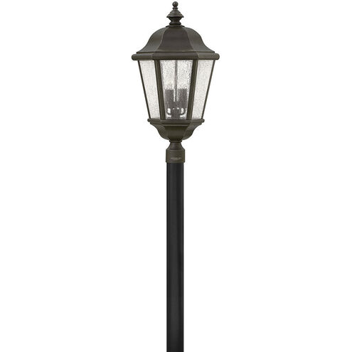 Estate Series Edgewater 4 Light 27.75 inch Oil Rubbed Bronze Outdoor Post Mount Lantern in Non-LED, Extra Large