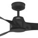 Mosley 52 inch Matte Black Outdoor Ceiling Fan