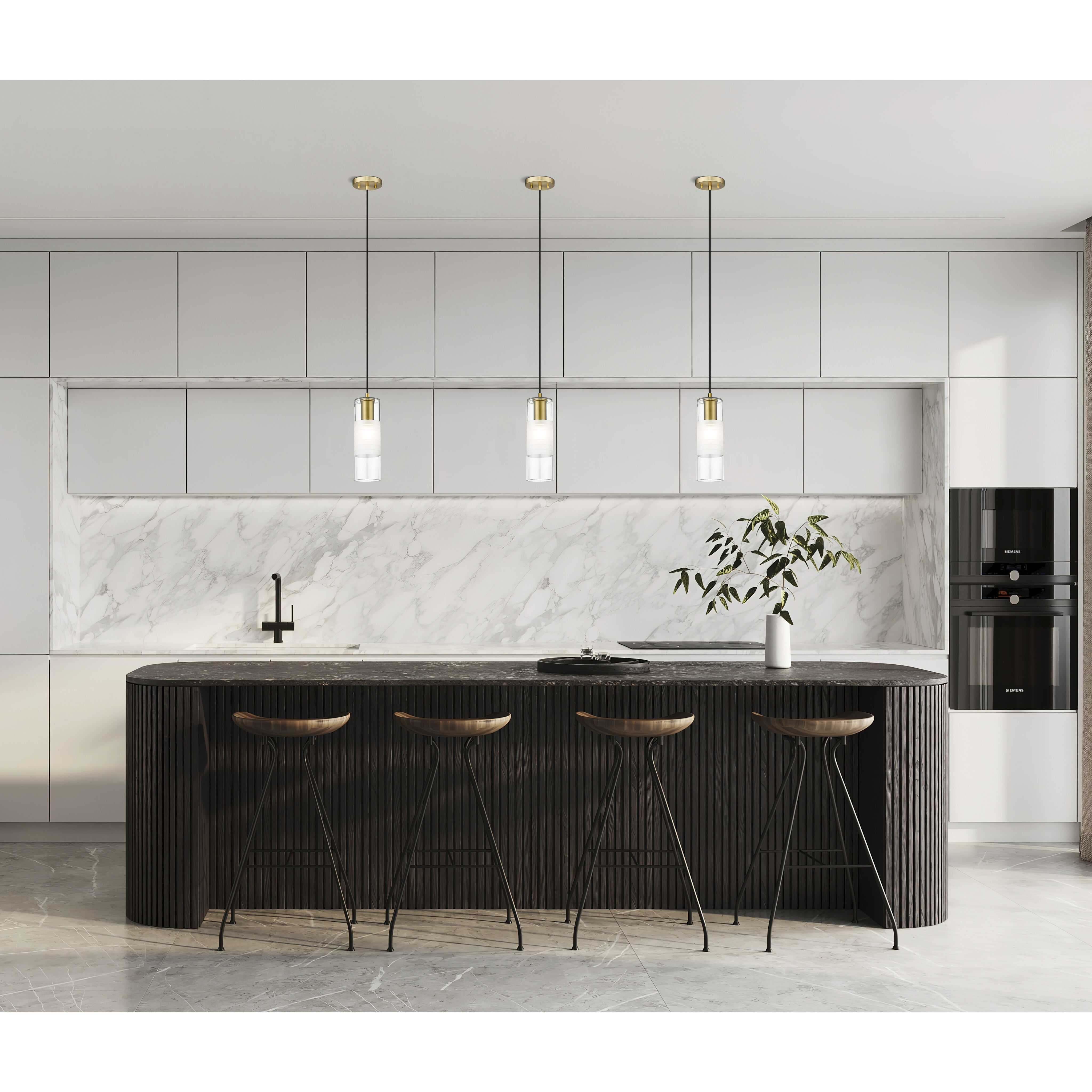 Alton 1 Light 4.75 inch Modern Gold Pendant Ceiling Light