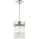 Norwich 3 Light 10 inch Brushed Nickel Chandelier Ceiling Light