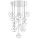 Norway LED 19 inch Chrome Chandelier Ceiling Light