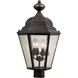 Cotswold 4 Light 18 inch Oil Rubbed Bronze Outdoor Post Light
