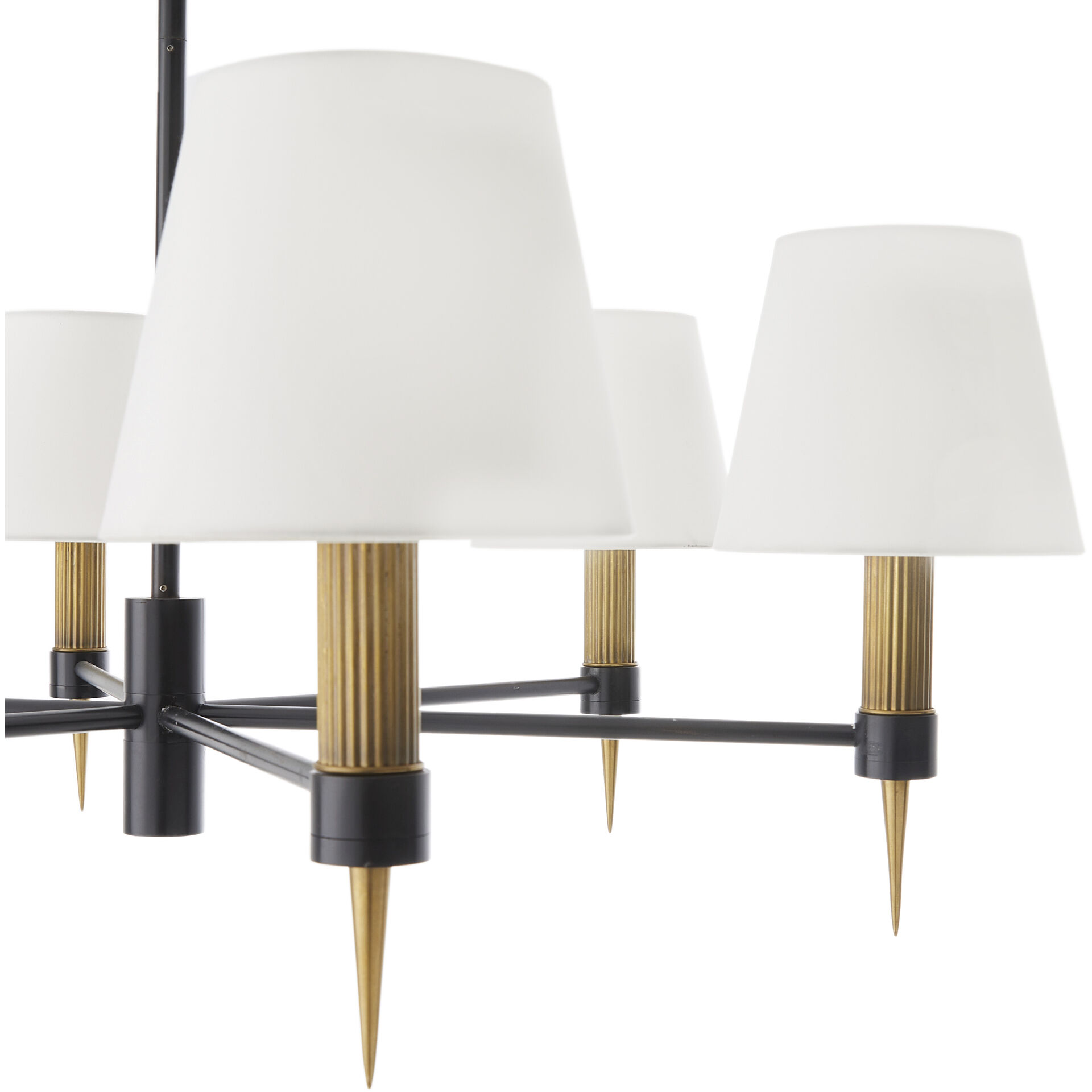 Roma 6 Light 39 inch Bronze Chandelier Ceiling Light