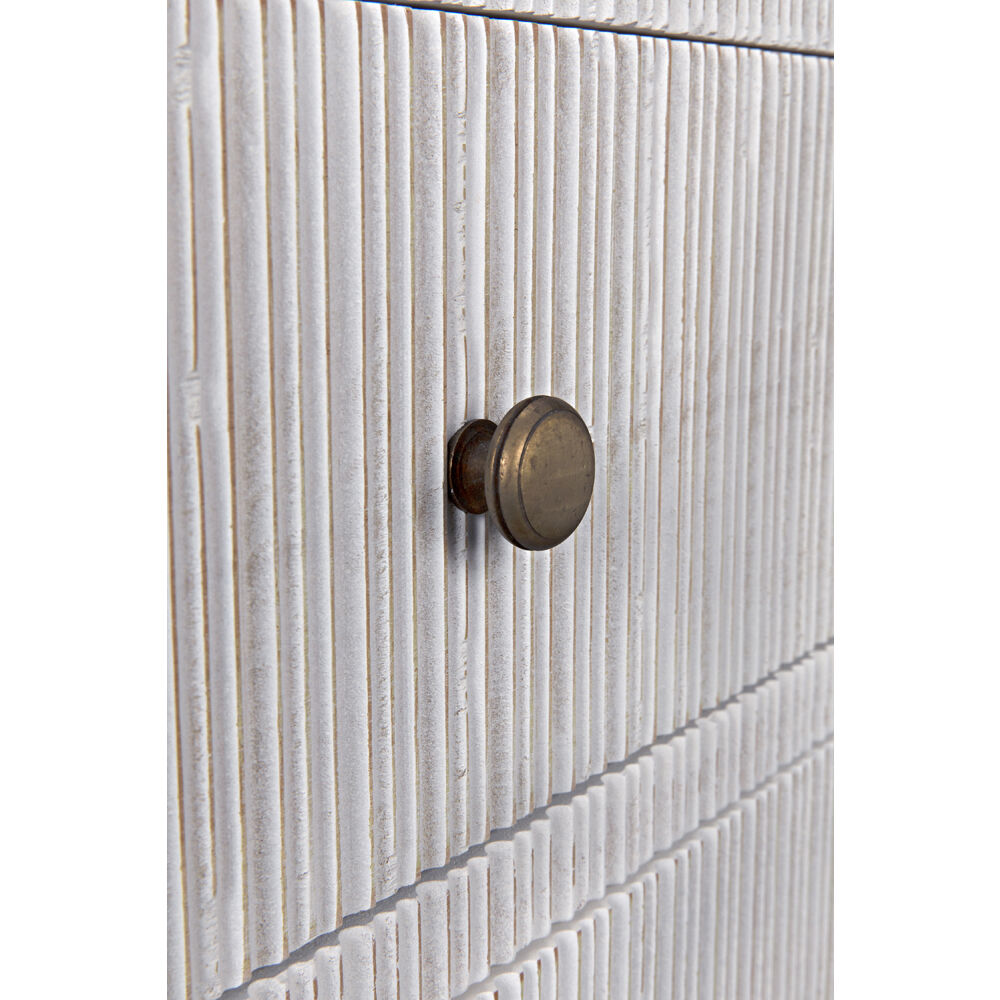 Conrad White Wash Dresser, 6 Drawer