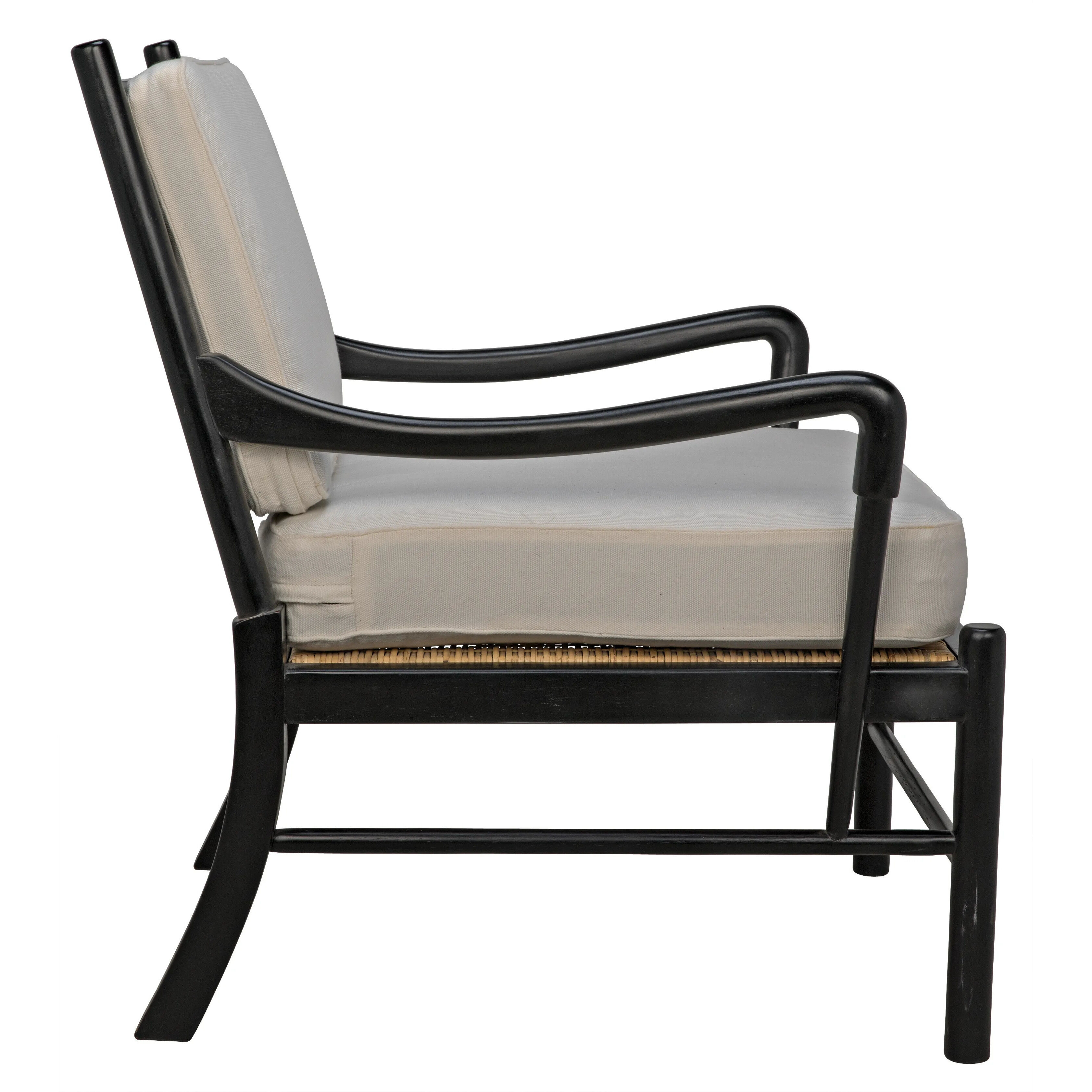 Kevin Hand Rubbed Black Occasional Chair