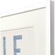 East Coast / Gulf Coast / West Coast Blue and Beige and White Framed Art, Propac