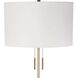 Theo 57 inch 150.00 watt Ebony Floor Lamp Portable Light