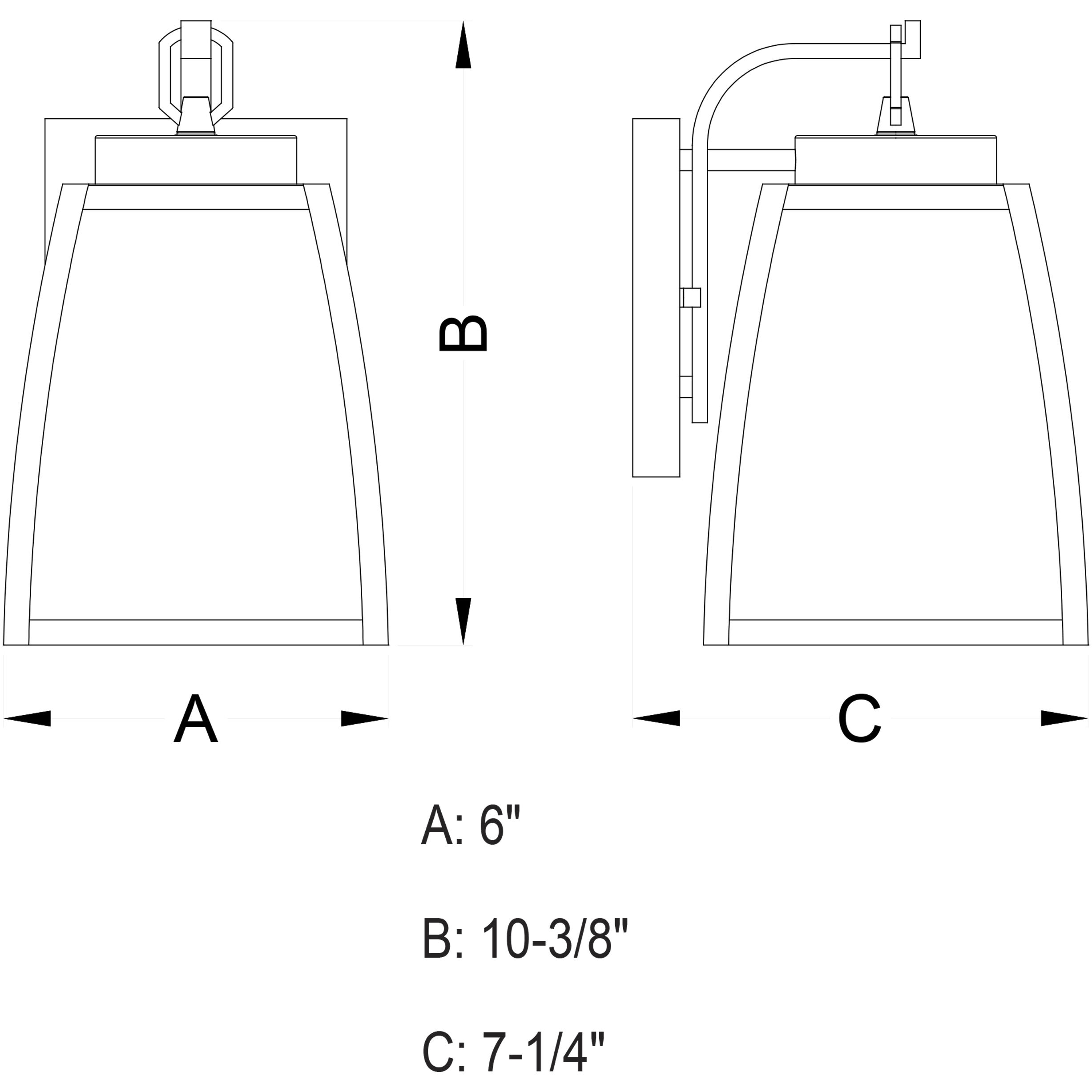 Granville LED 10.5 inch Oil Burnished Bronze Outdoor Wall