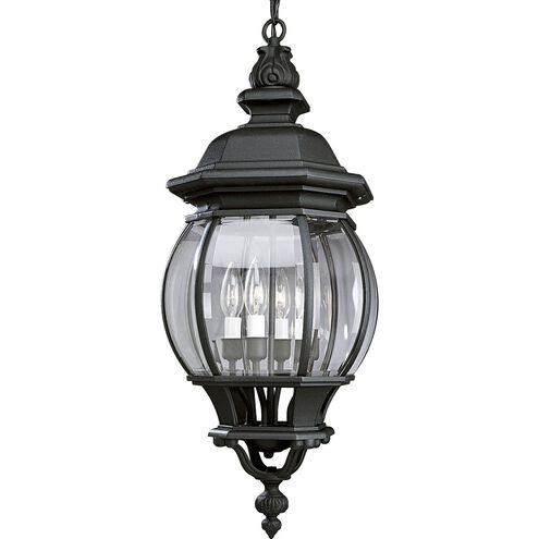 Kesley 4 Light 11.12 inch Textured Black Outdoor Hanging Lantern