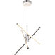 Sonya 3 Light 29 inch Polished Nickel Pendant Ceiling Light