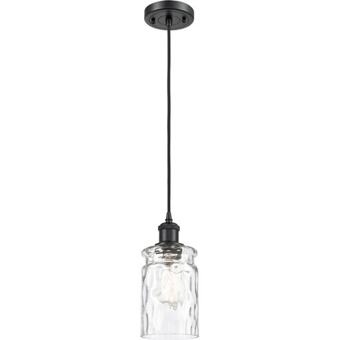 Ballston Candor LED 4.75 inch Matte Black Mini Pendant Ceiling Light in Black Textured, Ballston