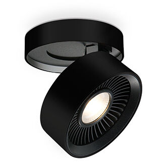 Solo LED 5 inch Black Flush Mount Ceiling Light